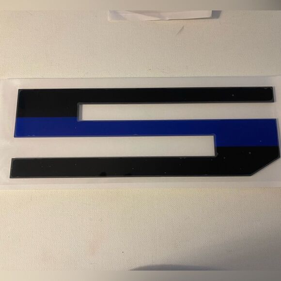 Ford F-150 Tailgate Insert letters Black and Blue NWT - Picture 3 of 9